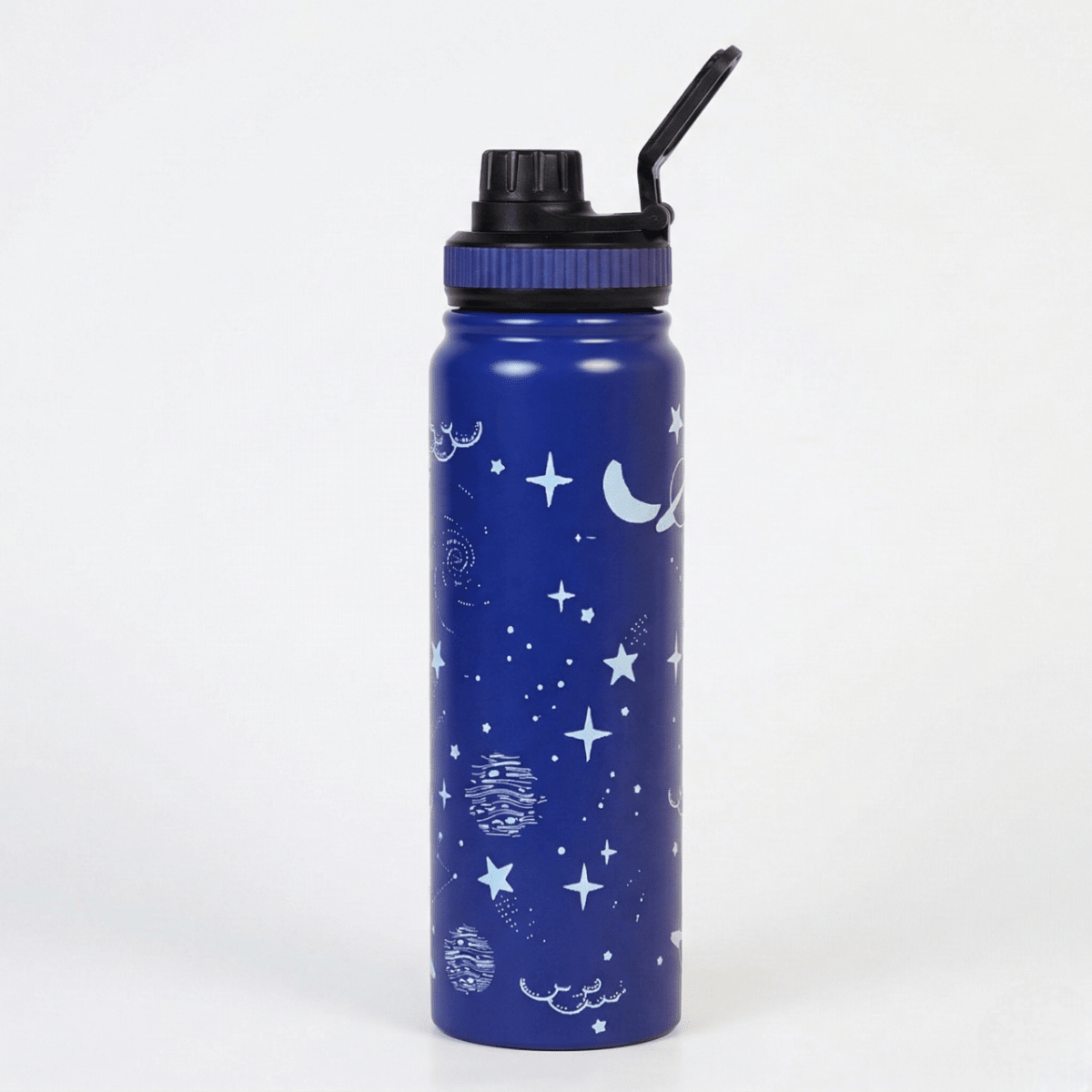 Galaxy Print Stainless Steel Water Bottle 800 ML - Memories Insite800ML GALAXY PRINTED STAINLESS BOTTLE